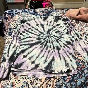 Ivory Ella tie dye long sleeve tee, never worn